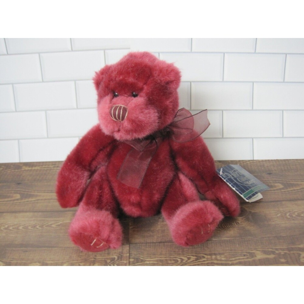Ganz Heritage Collection Teddy Bear #HX4048 Ally Christmas Red  7"